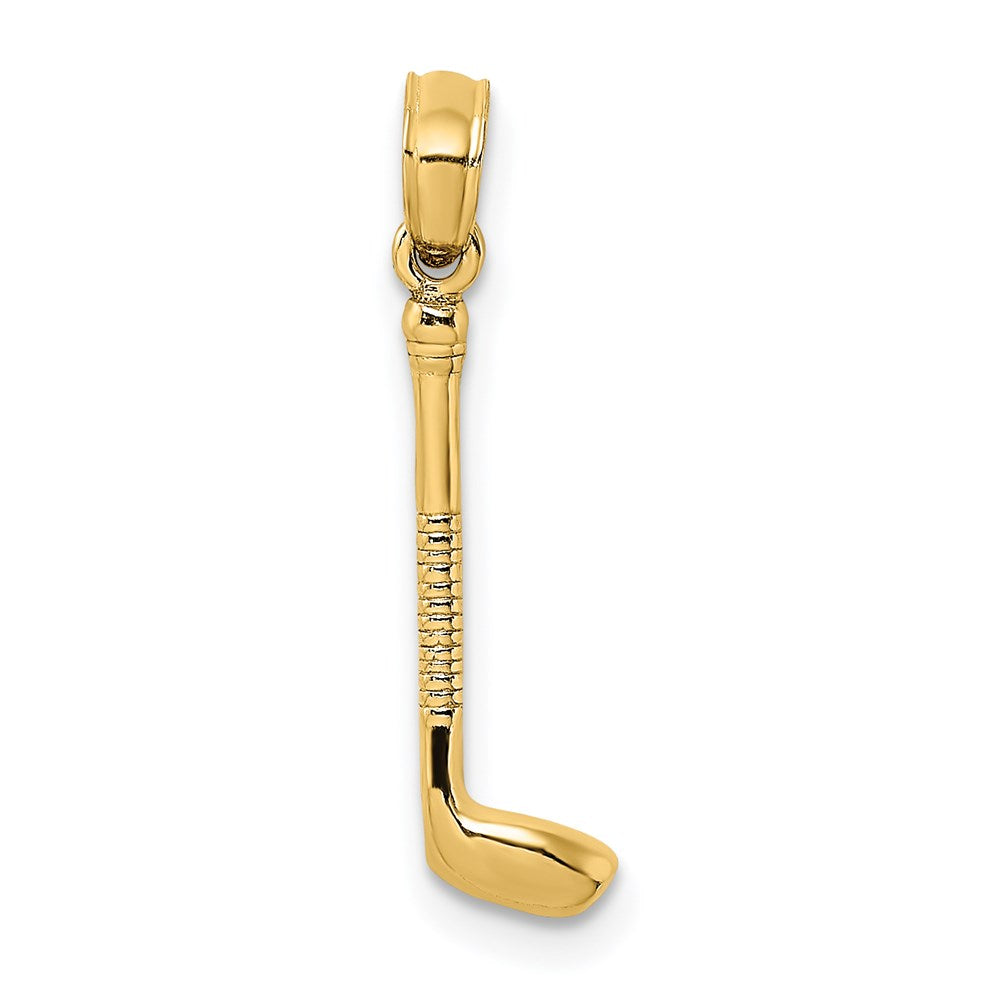 14K Gelbgold Golf Club Charm