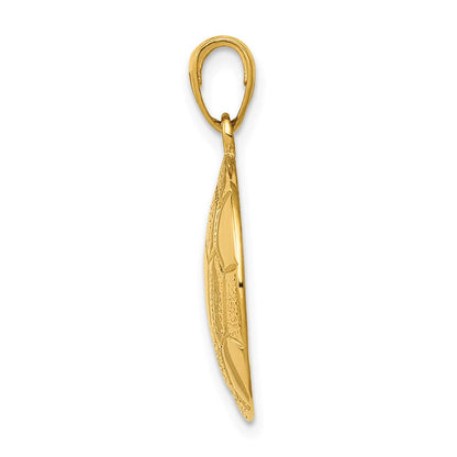 14K Gelbgold Fußball-Anhänger