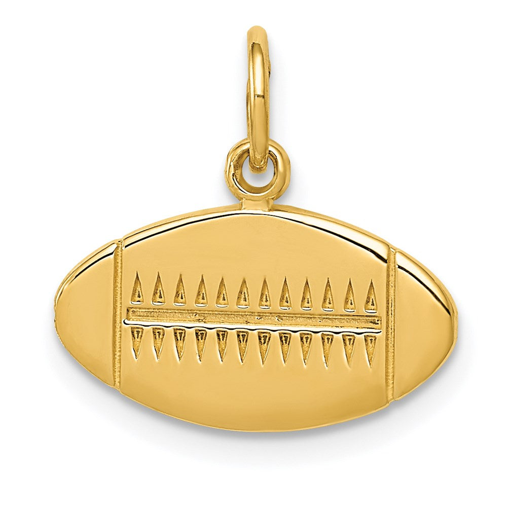 14K Gelbgold Football Charm
