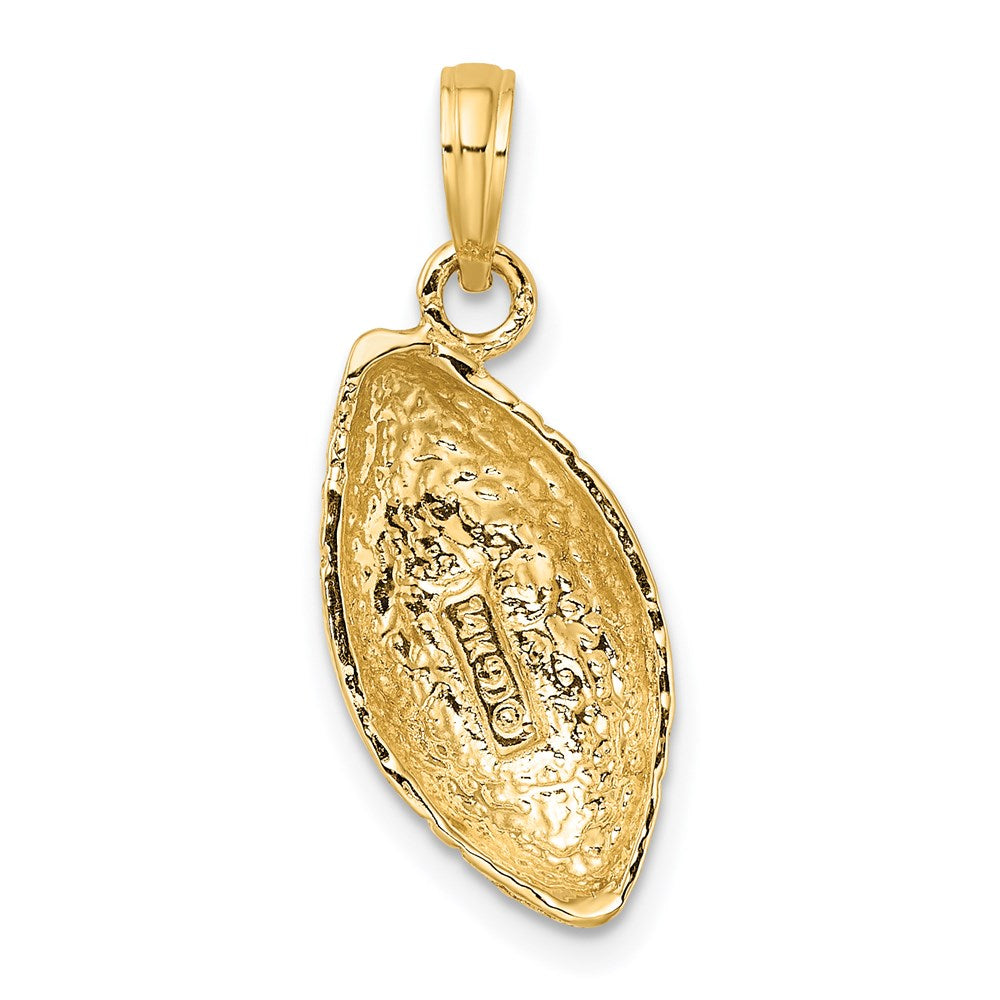 14K Gelbgold Football-Charm