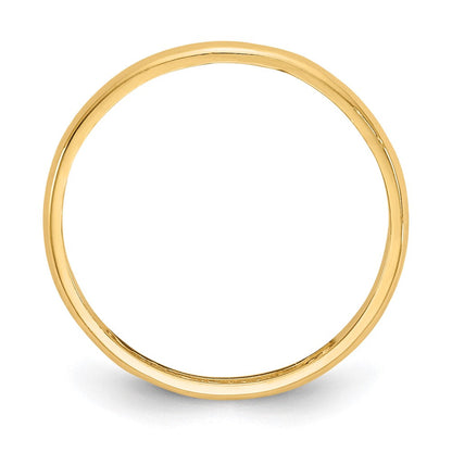 14K Gelbgold Baby Ring (ring Größe 3)