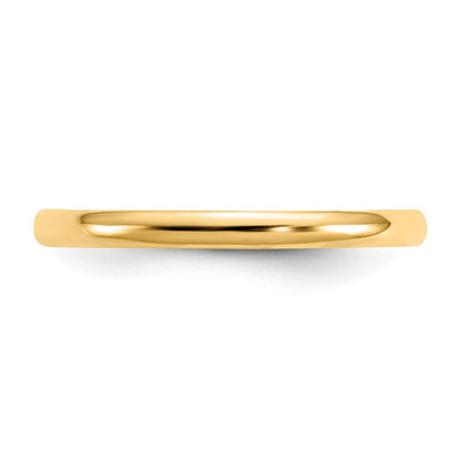 14K Gelbgold Baby Ring (ring Größe 3)