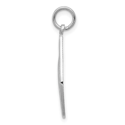 14K Weißgold Mary Gesegnet Virgin Charm