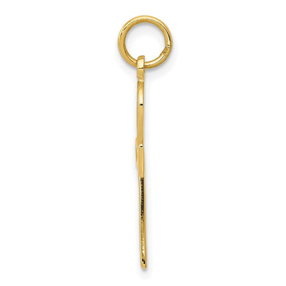 14K Gelbgold Ankh Kreuz Charm