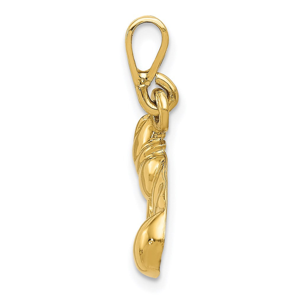 14K Gelbgold Boxhandschuh-Anhänger