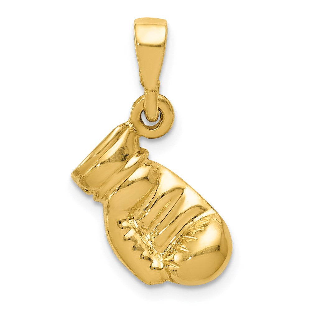 14K Gelbgold Boxhandschuh-Anhänger