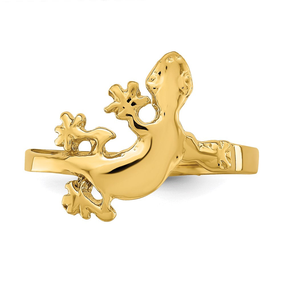 14K Gelbgold Eidechsen-Ring