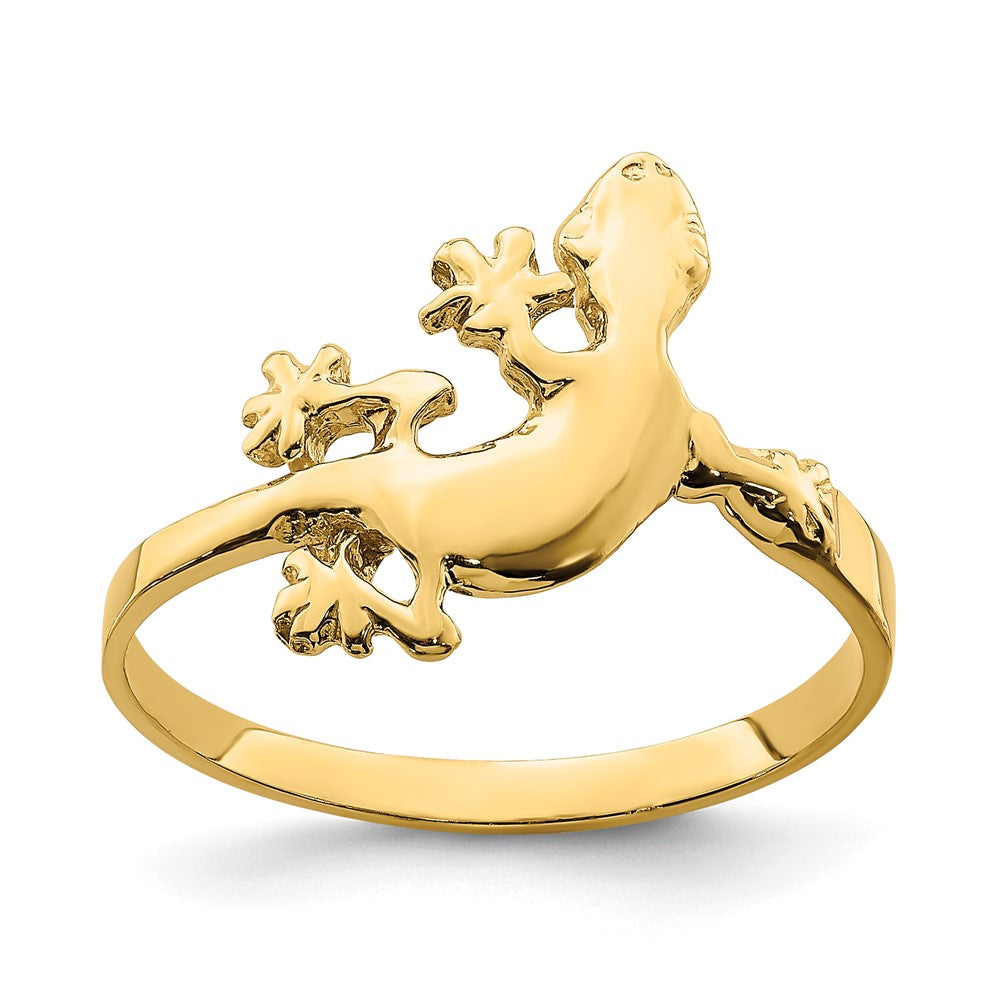 14K Gelbgold Eidechsen-Ring