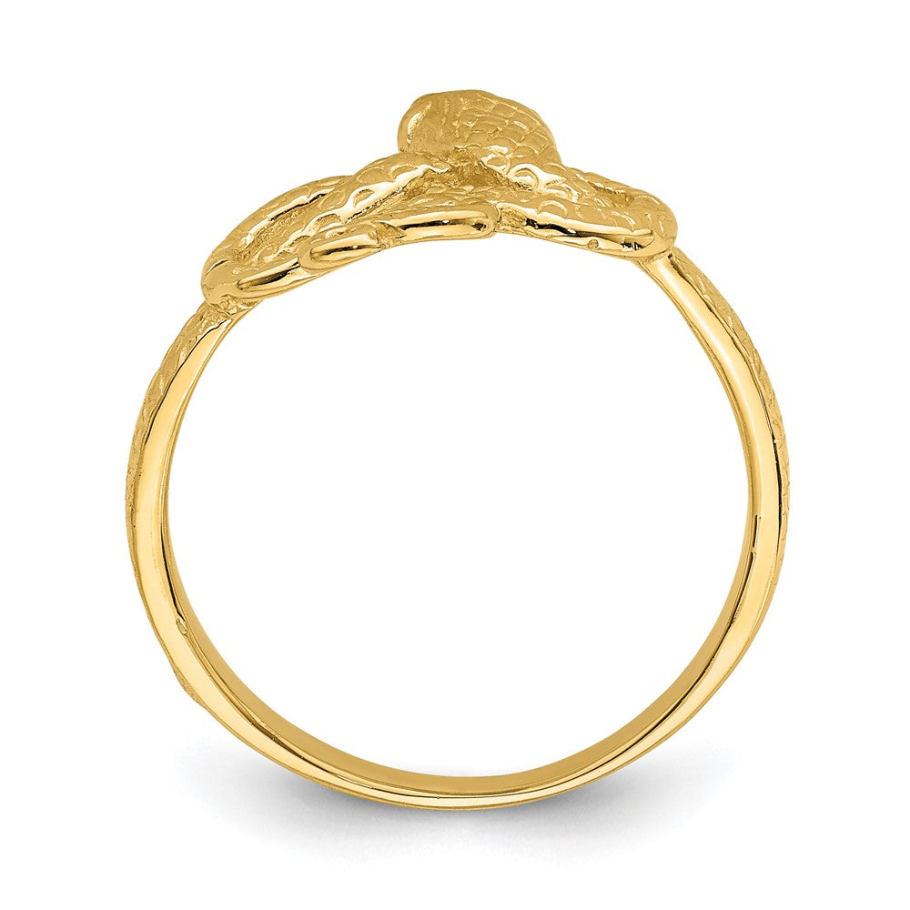 14K Gelbgold Schlangenring
