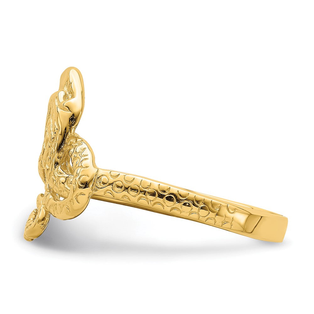 14K Gelbgold Schlangenring