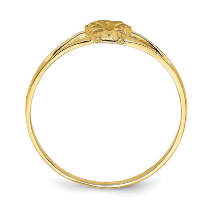 14K Gelbgold Mini-Schmetterlingsring