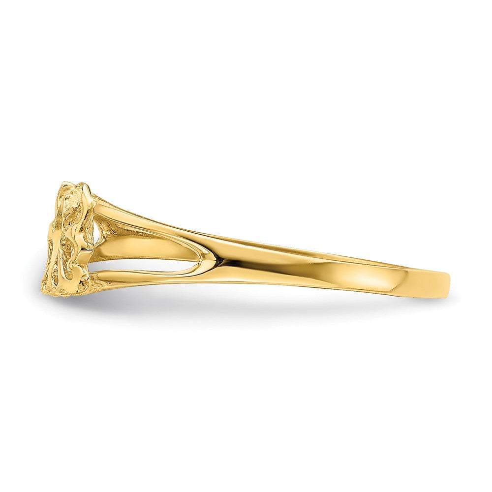 14K Gelbgold Mini-Schmetterlingsring