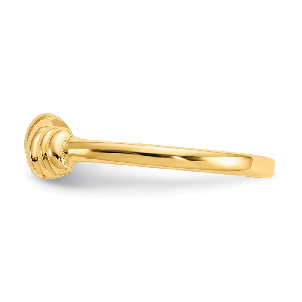 14K Gelbgold Liebesknoten-Ring