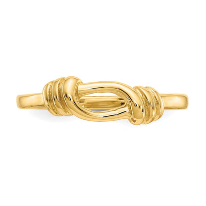 14K Gelbgold Liebesknoten-Ring