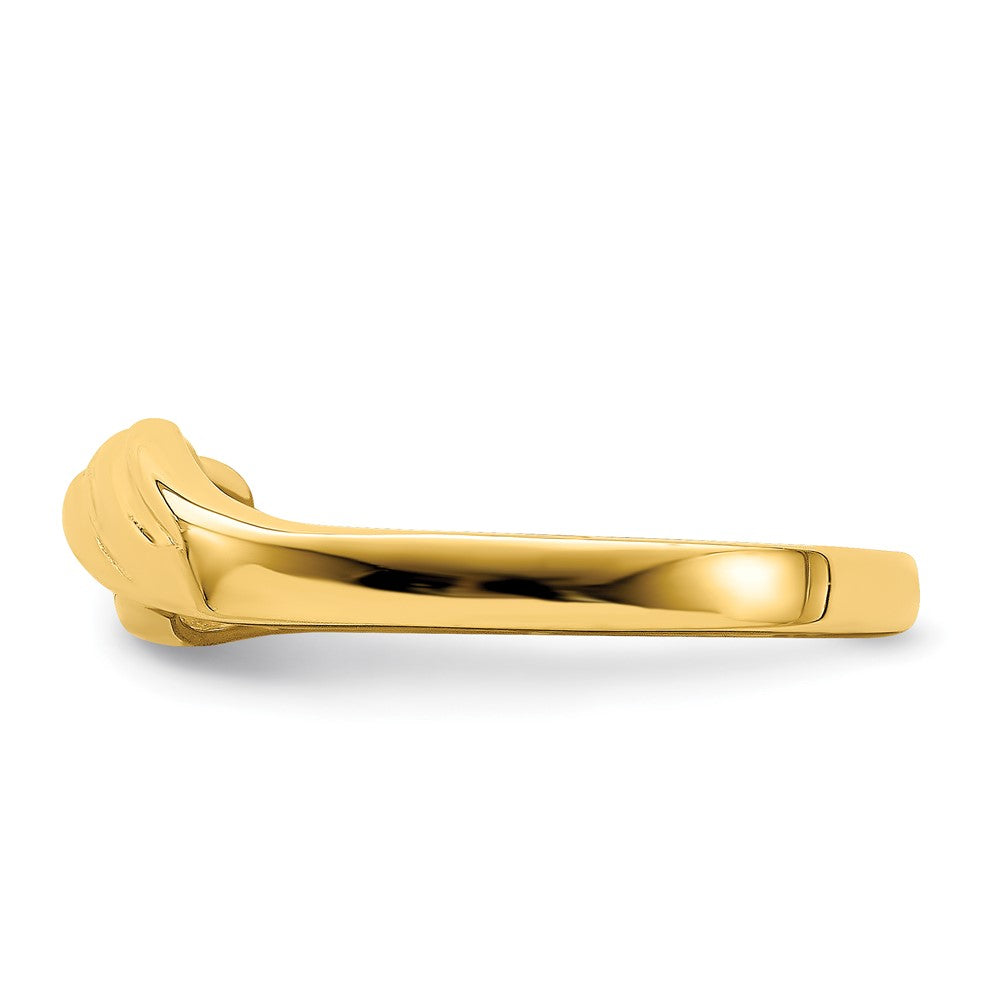 14K Gelbgold Freiform-Ring