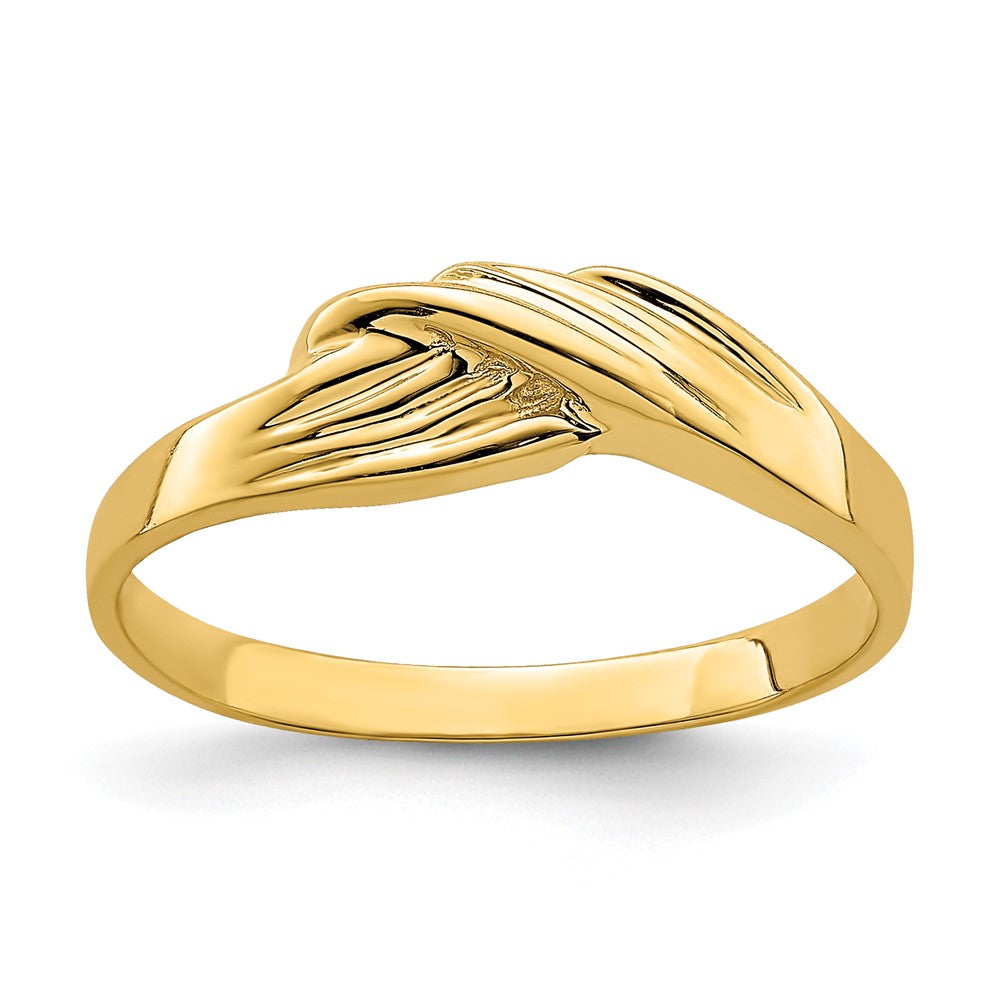 14K Gelbgold Freiform-Ring