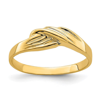 14K Gelbgold Freiform-Ring