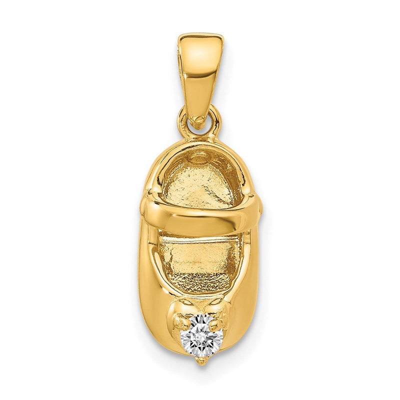 14K Gelbgold Diamant und Saphir Ring