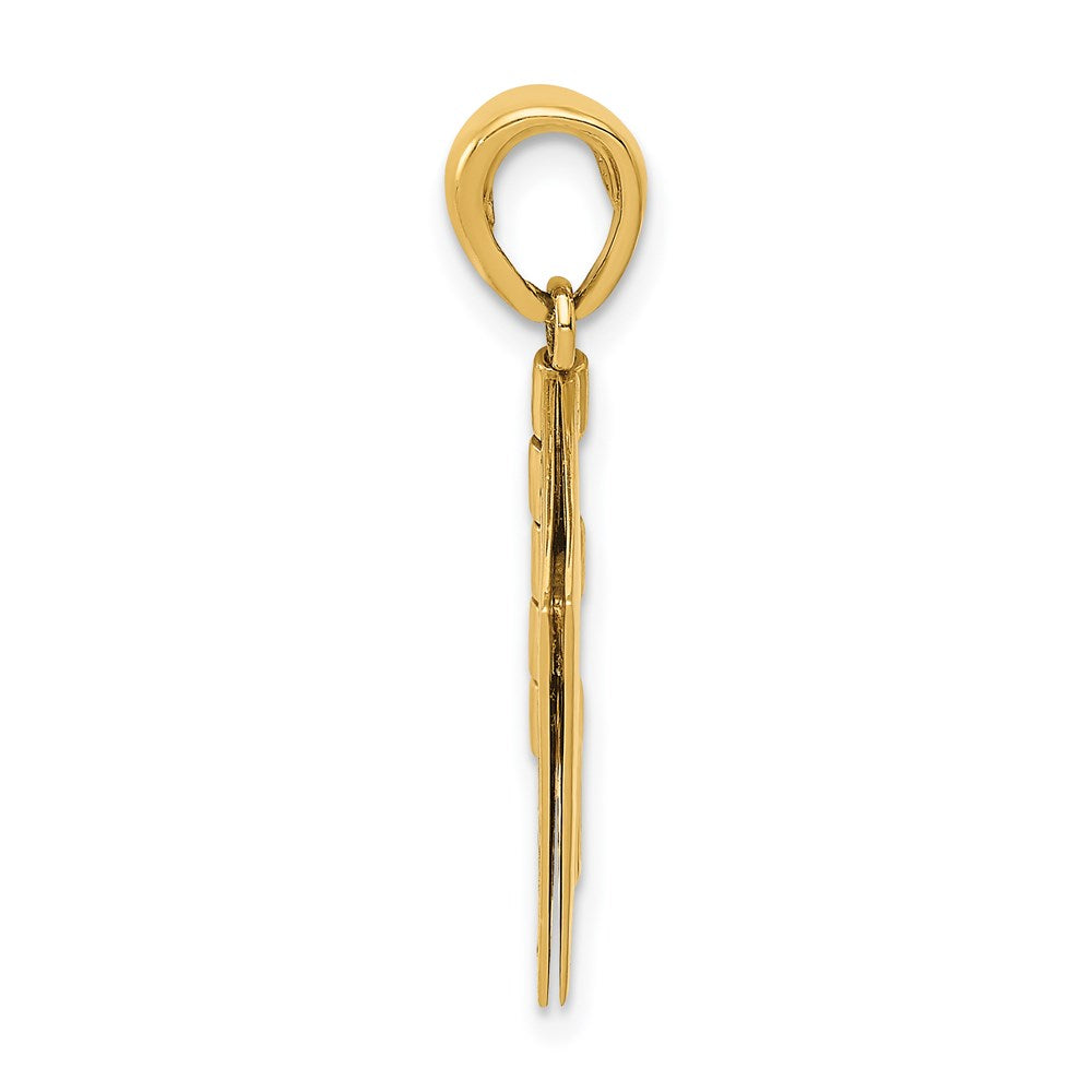 14K Bicolor Gold 3D-emaillierter beweglicher SWEETHEART-Buch-Charm