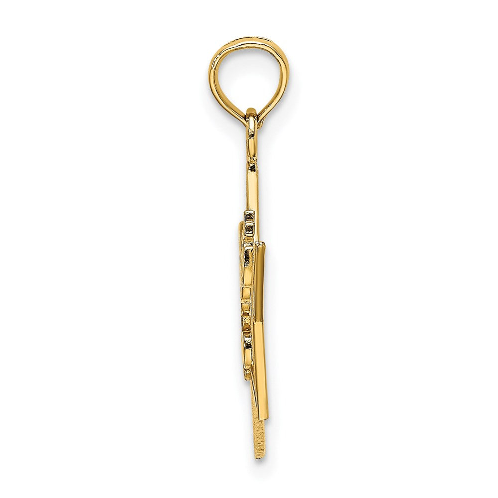 14K Gelbgold Süß 16 Charm