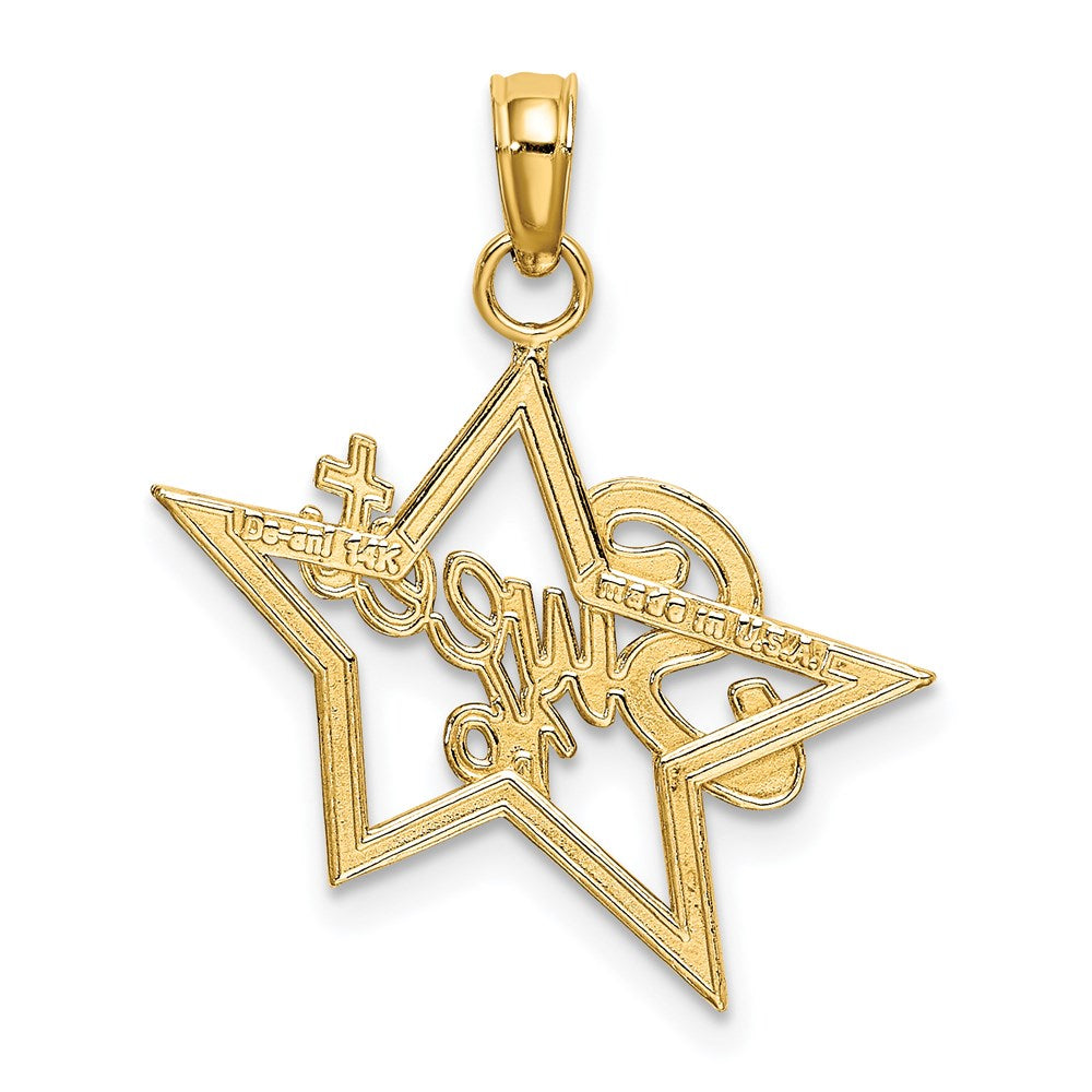 14K Gelbgold Süß 16 Charm
