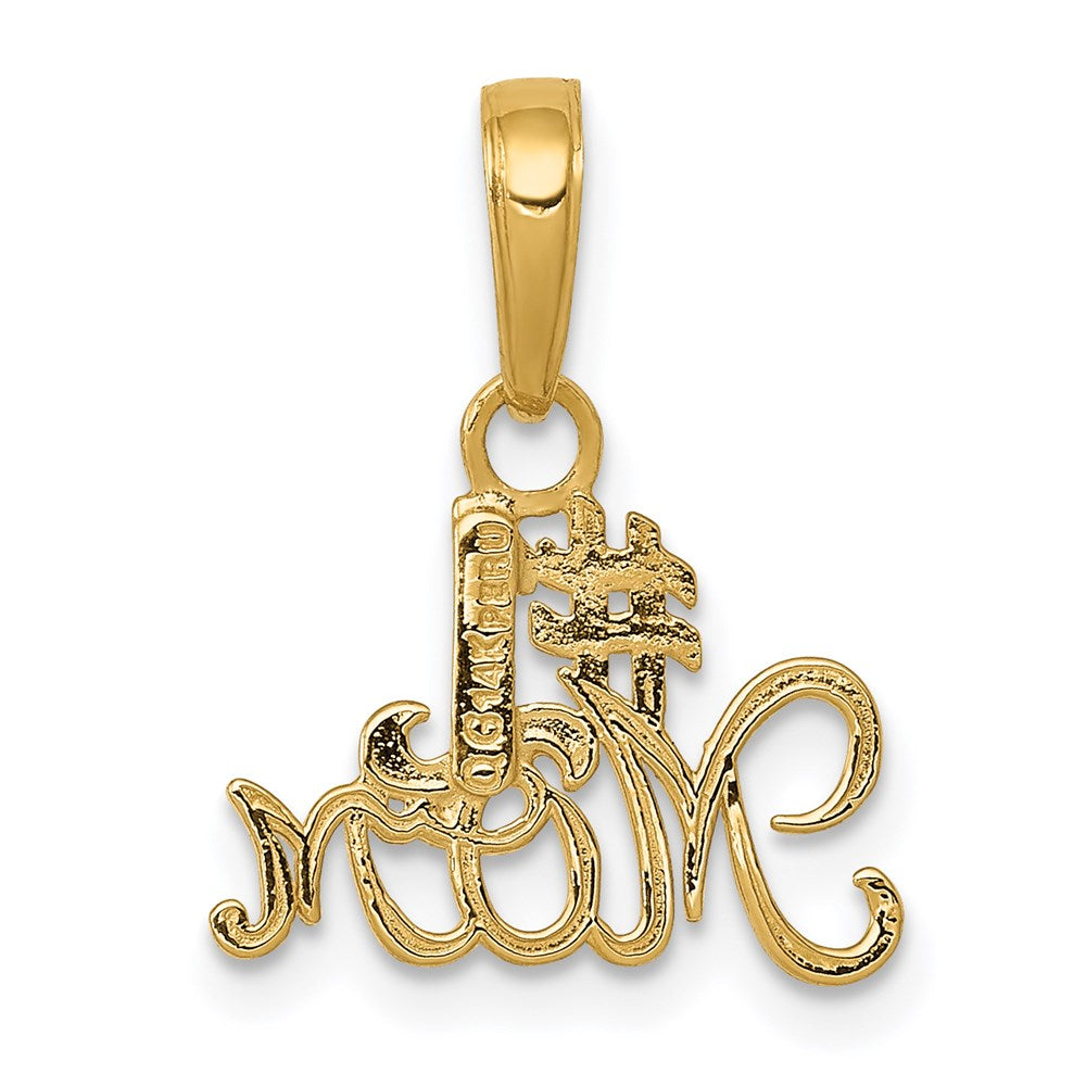 14K Gelbgold #1 Mama Charm