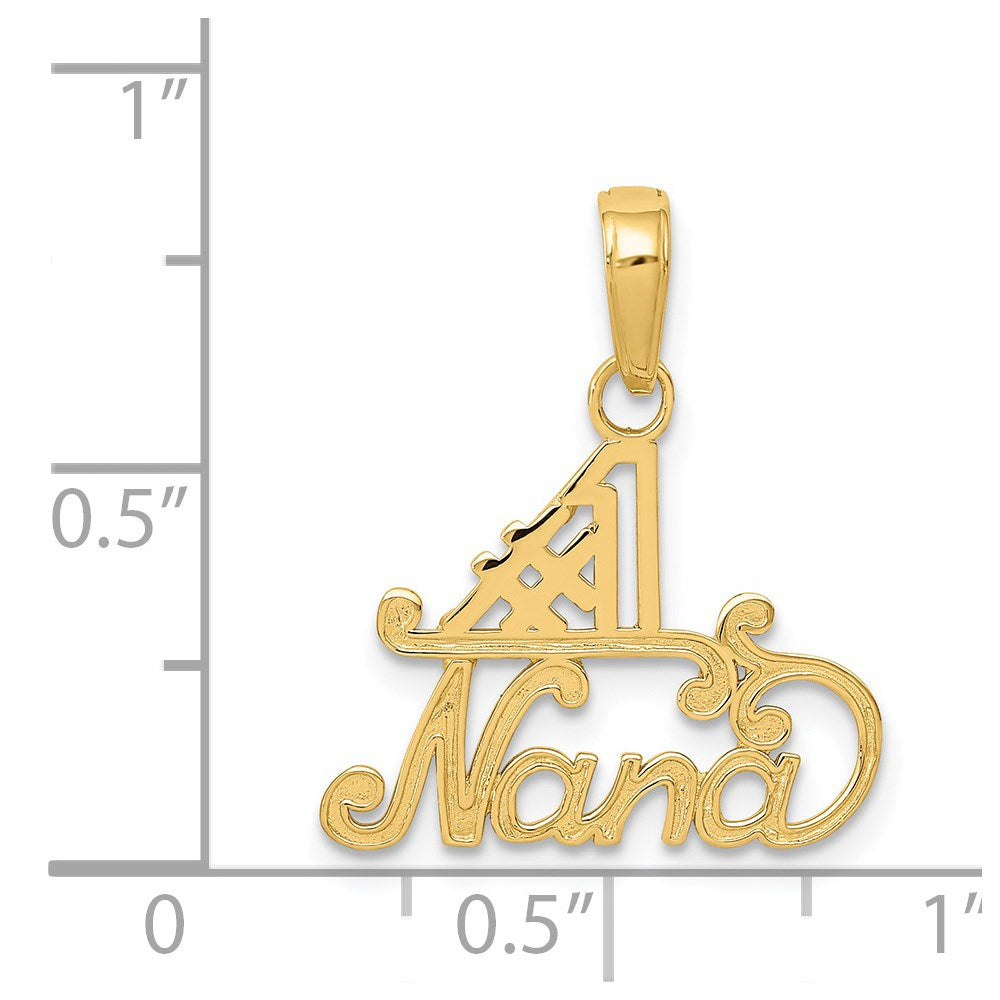 14K Gelbgold #1 Nana Charm