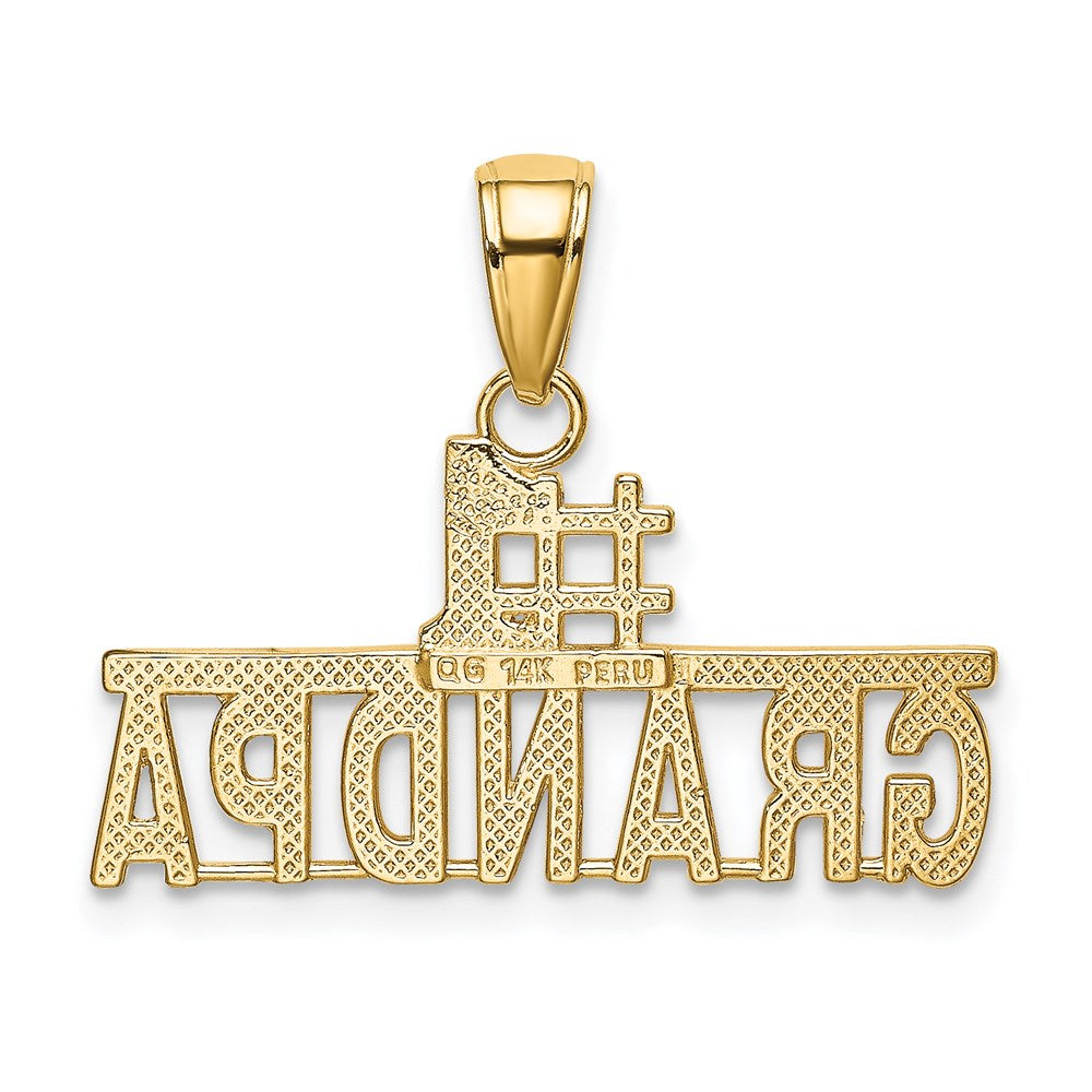 14K Gelbgold #1 Opa Anhänger