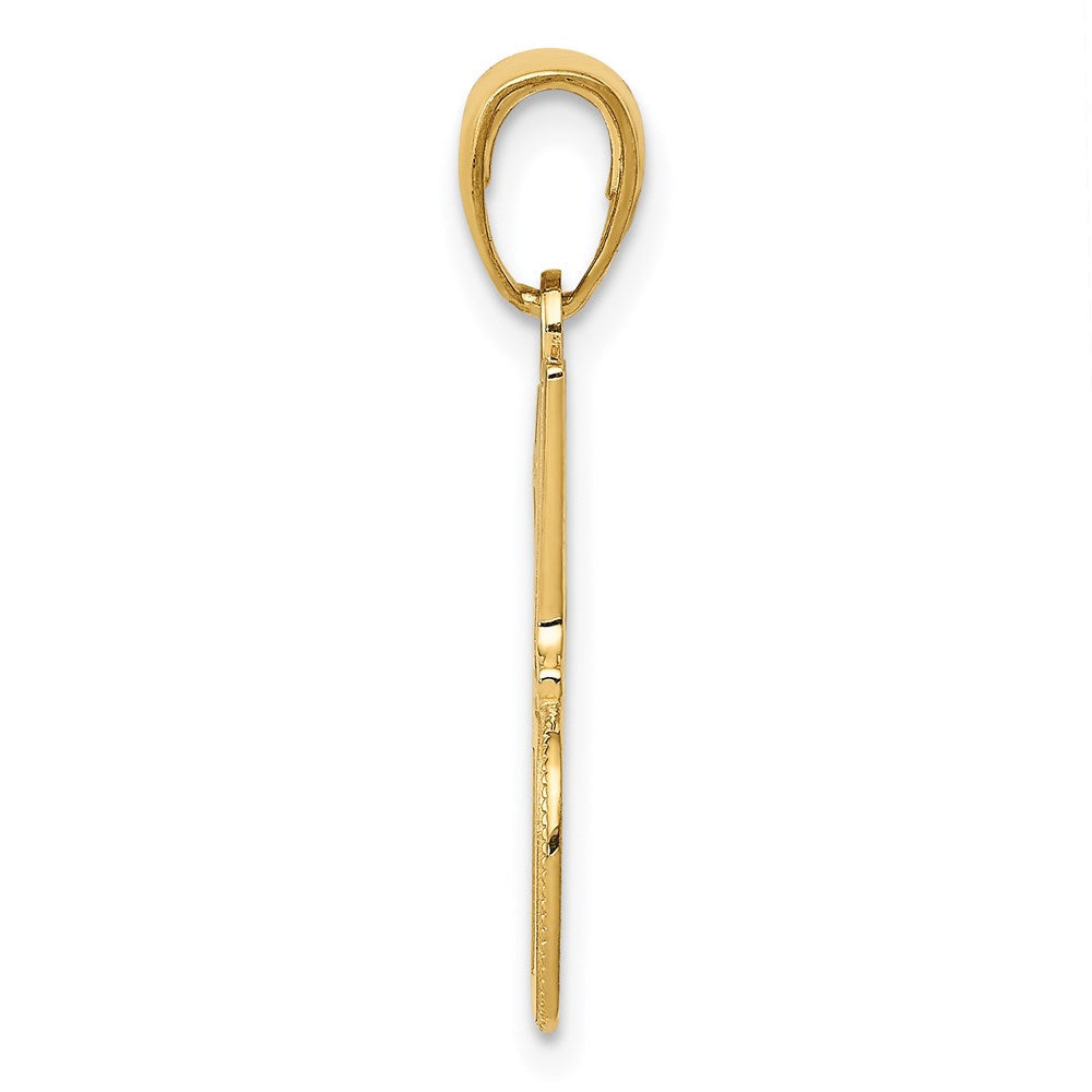 14K Gelbgold #1 Dad Charm
