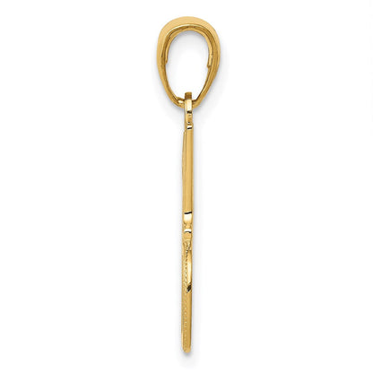 14K Gelbgold #1 Dad Charm