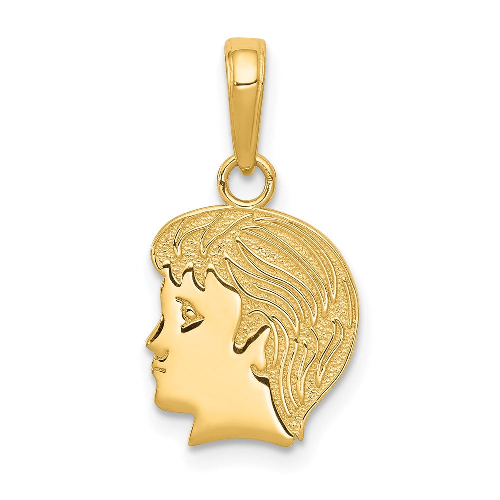 14K Gelbgold Junge Charm