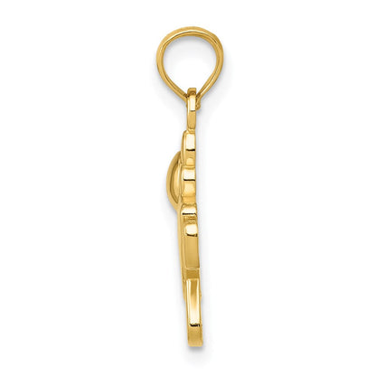 14K Gelbgold Little Mädchen Charm