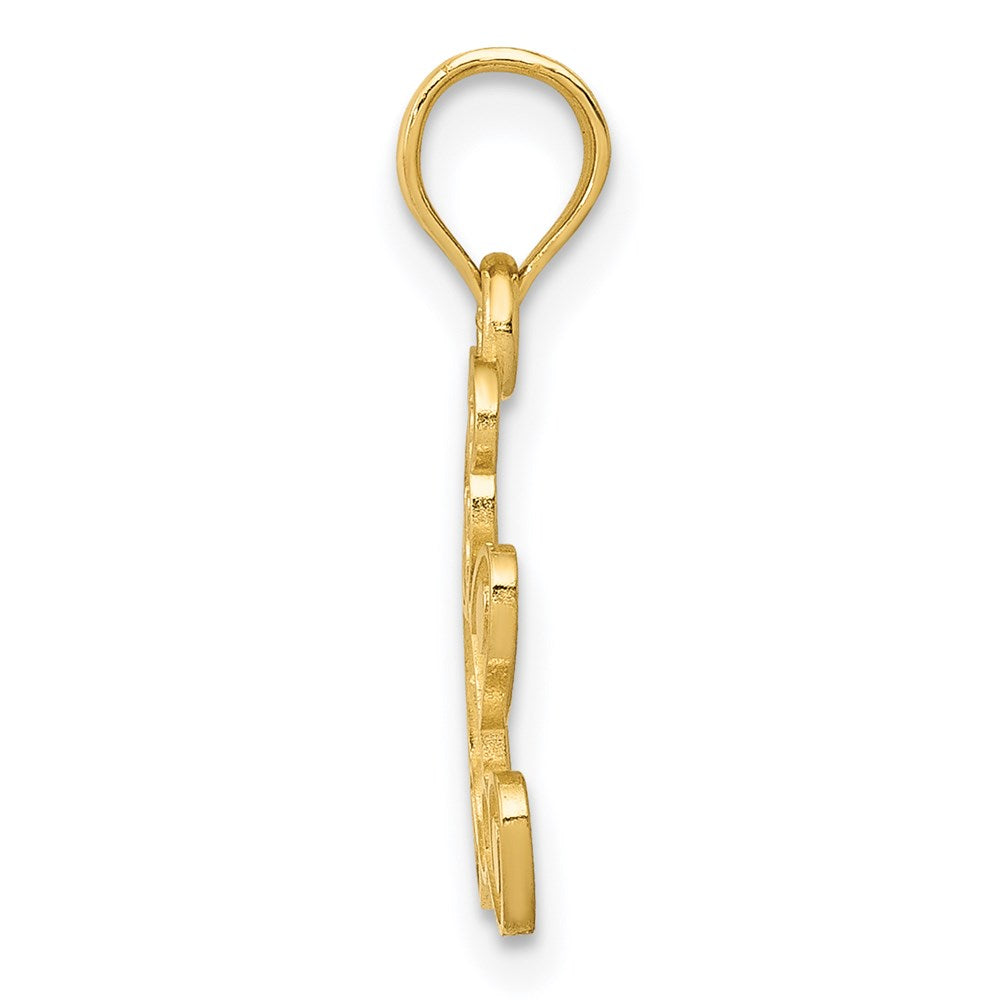 14K Gelbgold Teddy Bär Anhänger