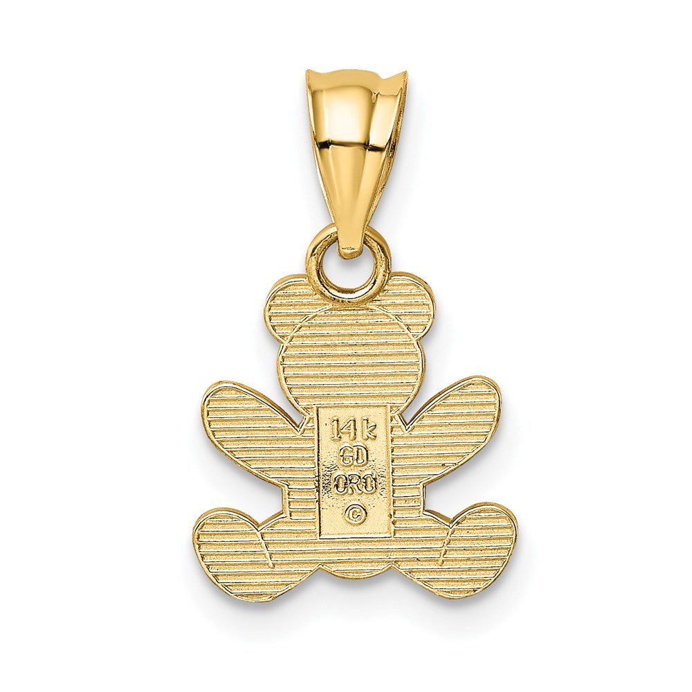 14K Gelbgold Teddy Bär Anhänger