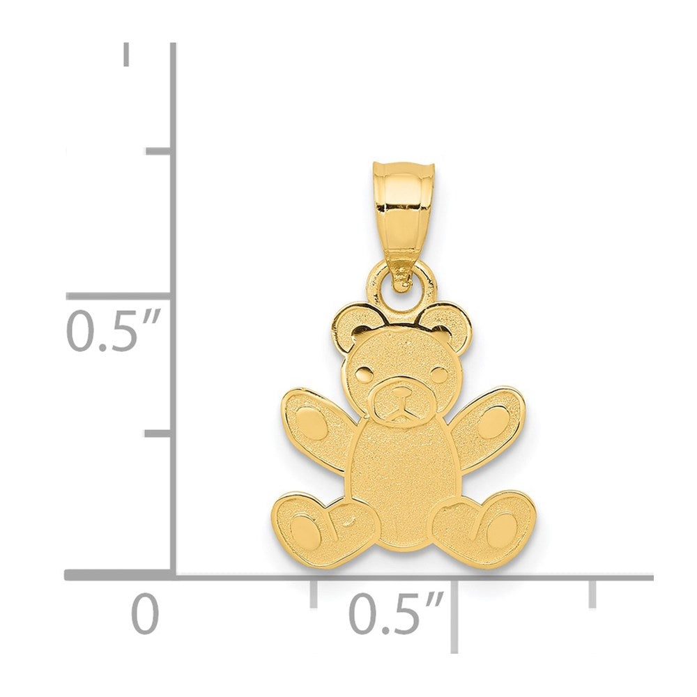 14K Gelbgold Teddy Bär Anhänger