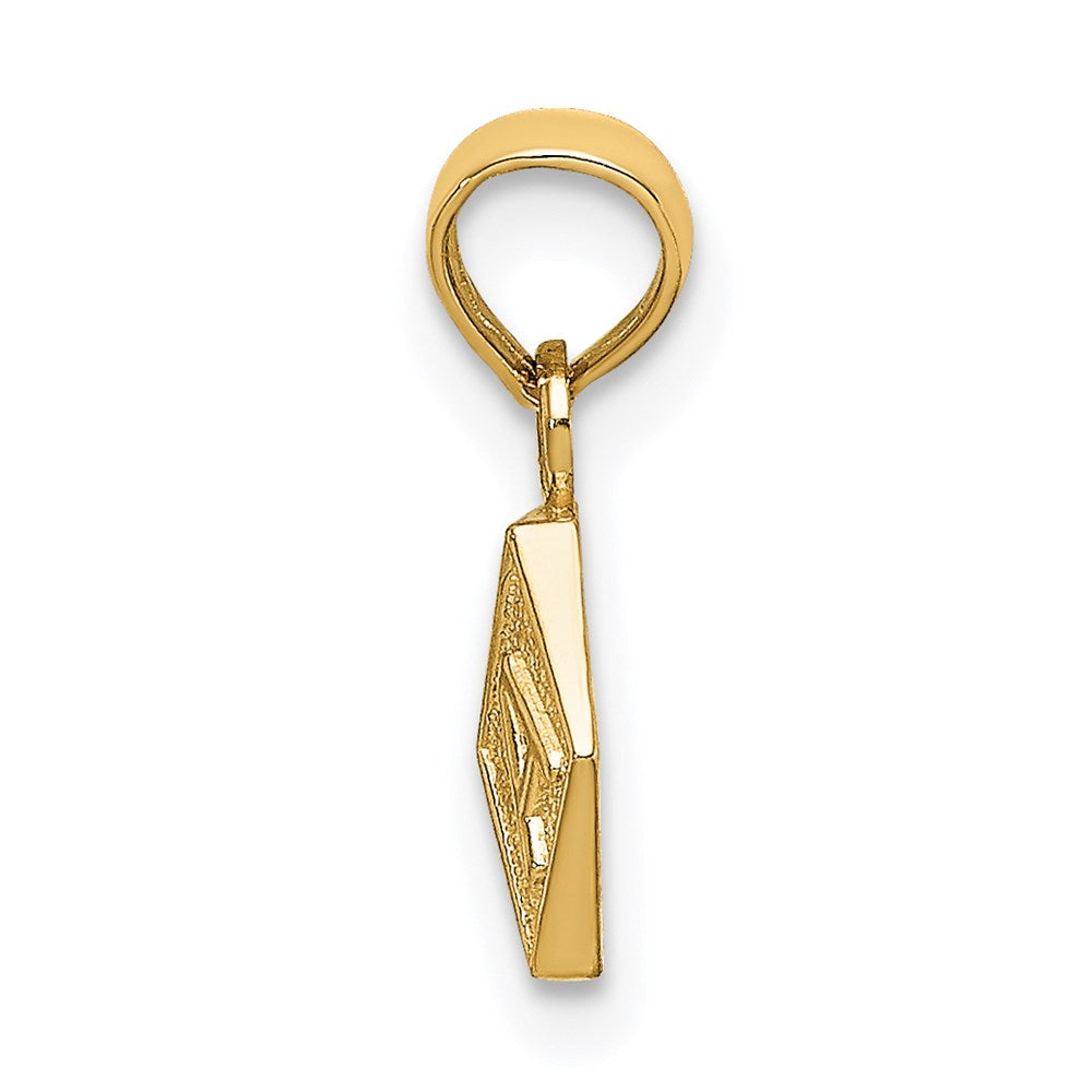14K Gelbgold Baby Block Charm