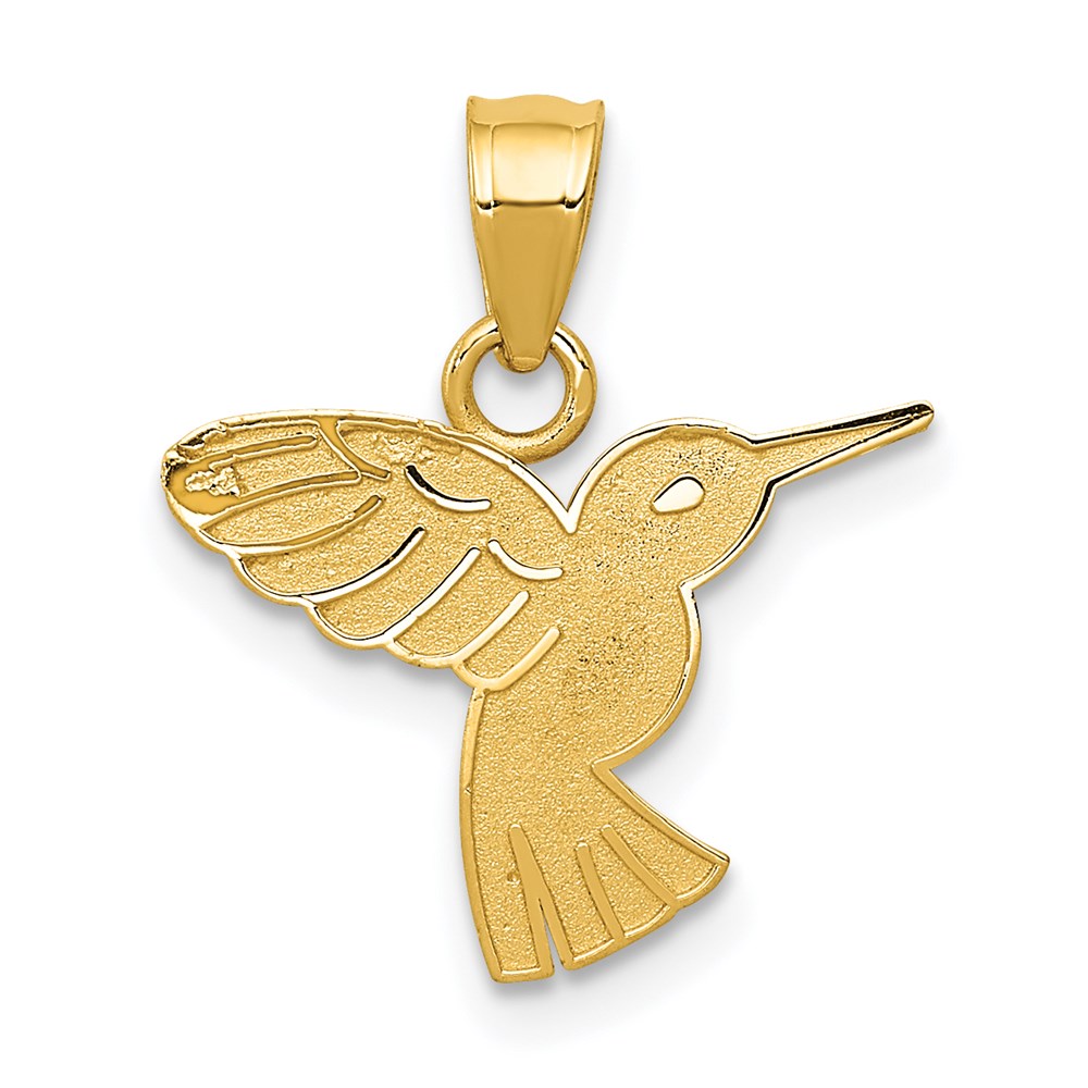 14K Gelbgold Hummingbird Anhänger