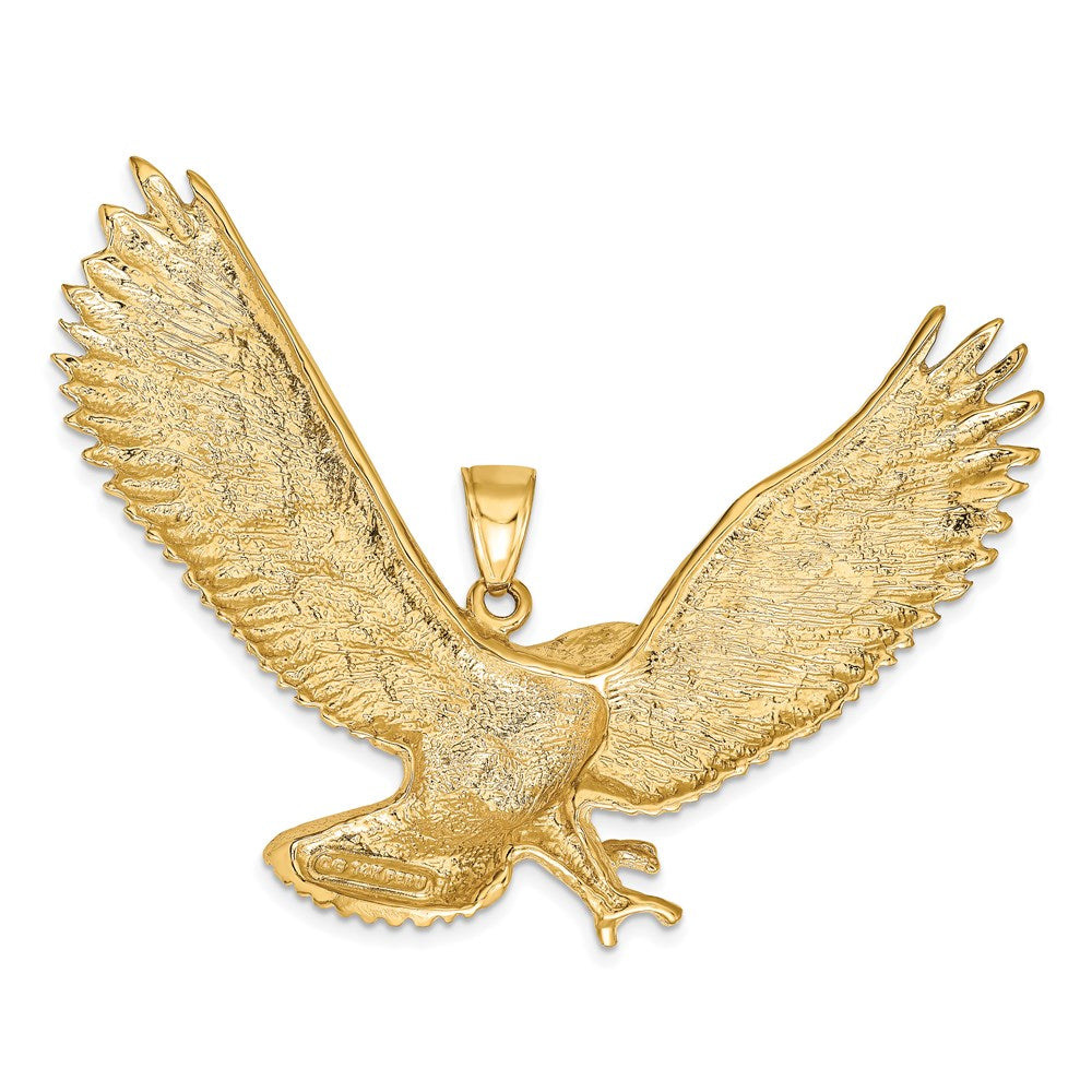 14 Karat Gelbgold Adler-Anhänger