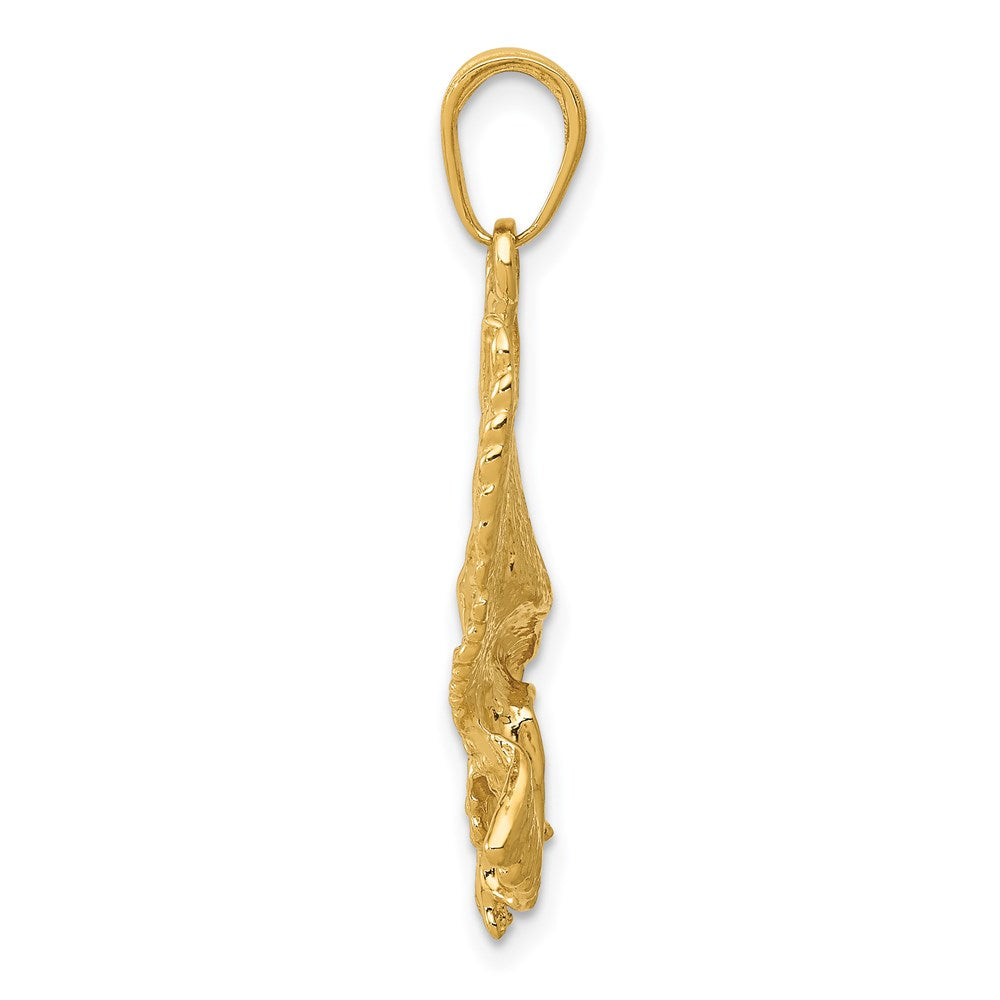 14K Gelbgold Adler-Charm