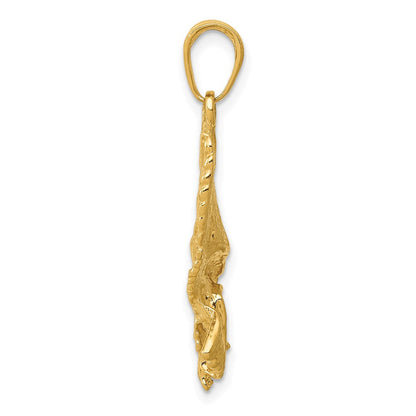 14K Gelbgold Adler-Charm