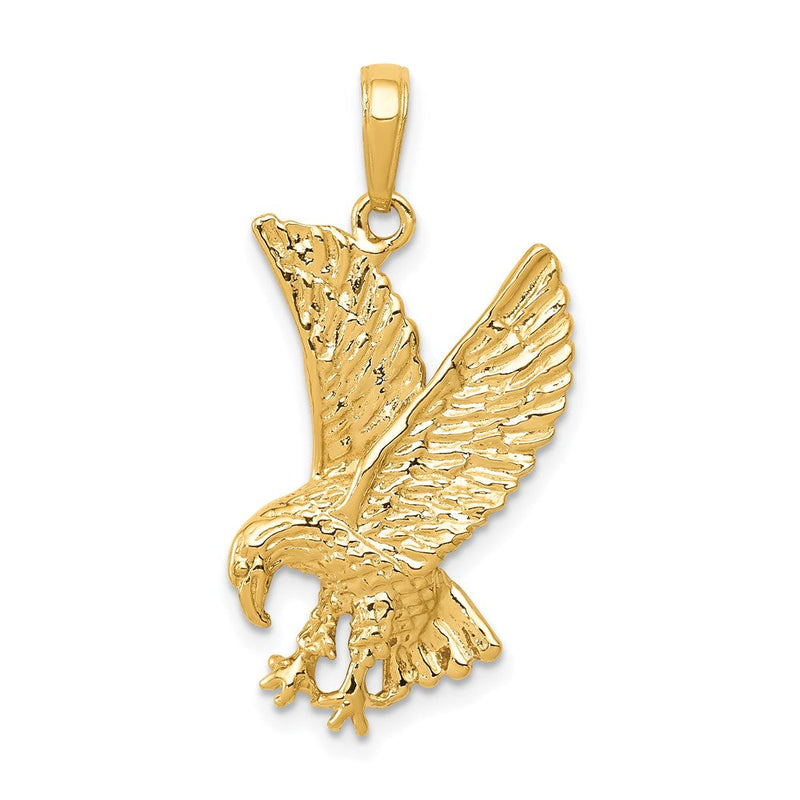 14K Gelbgold Adler-Charm