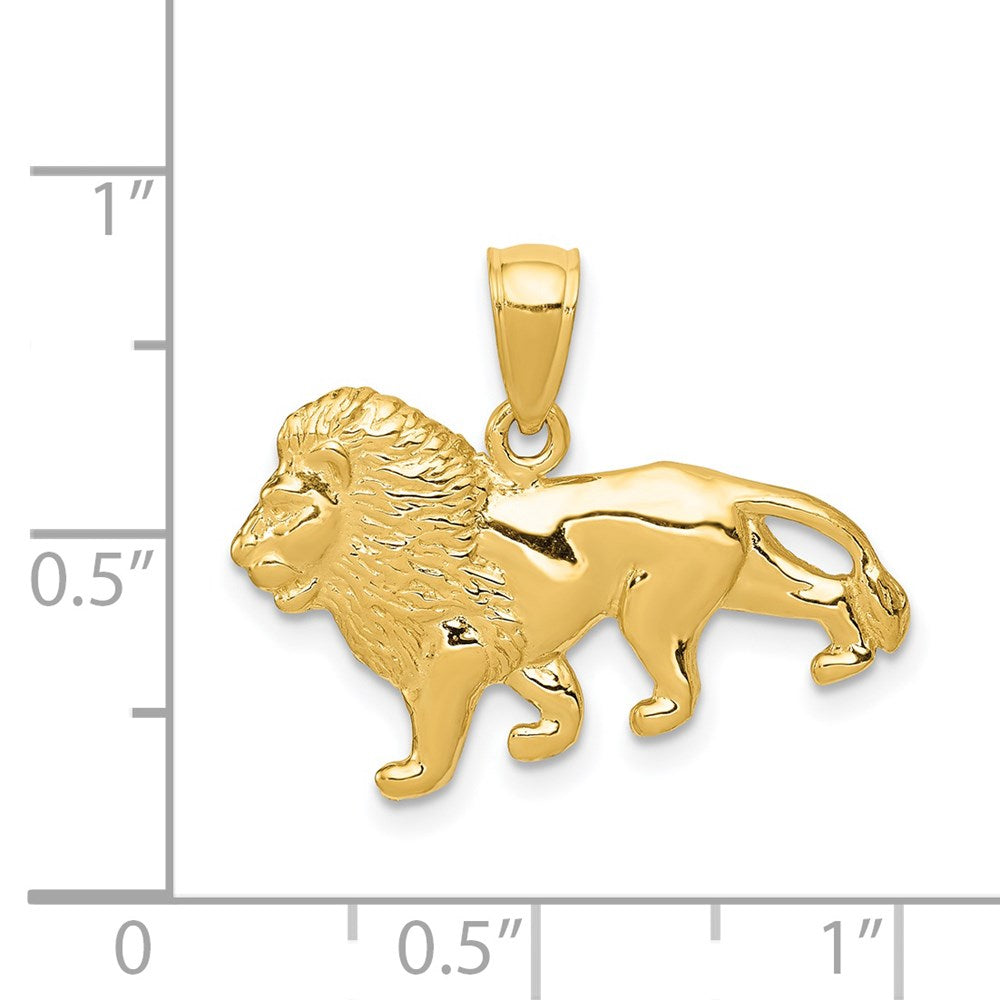 14K Gelbgold Löwen-Charm