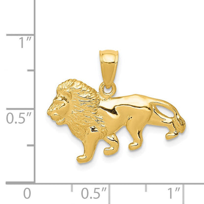 14K Gelbgold Löwen-Charm