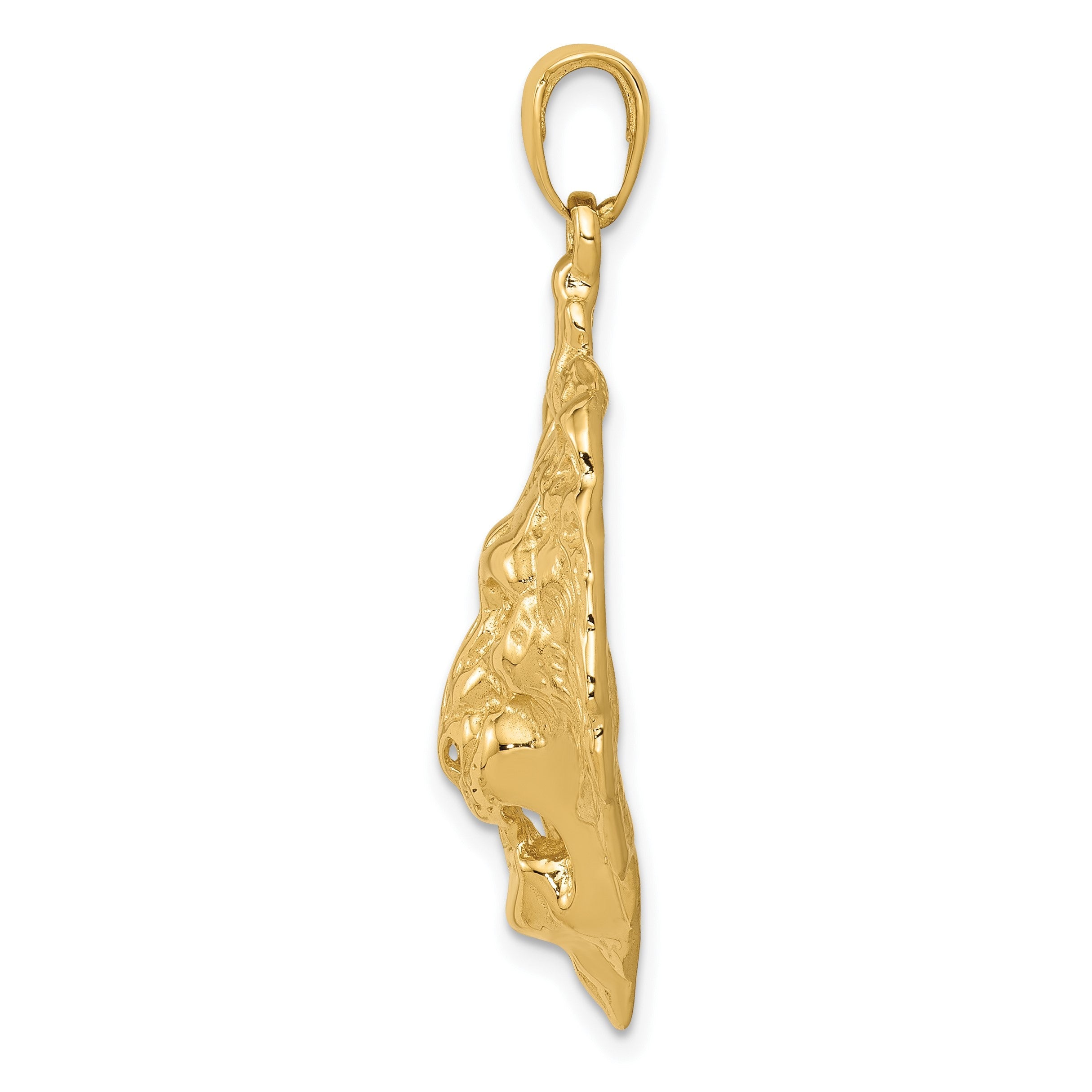 14K Gelbgold Löwen-Charm