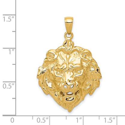 14K Gelbgold Löwen-Charm