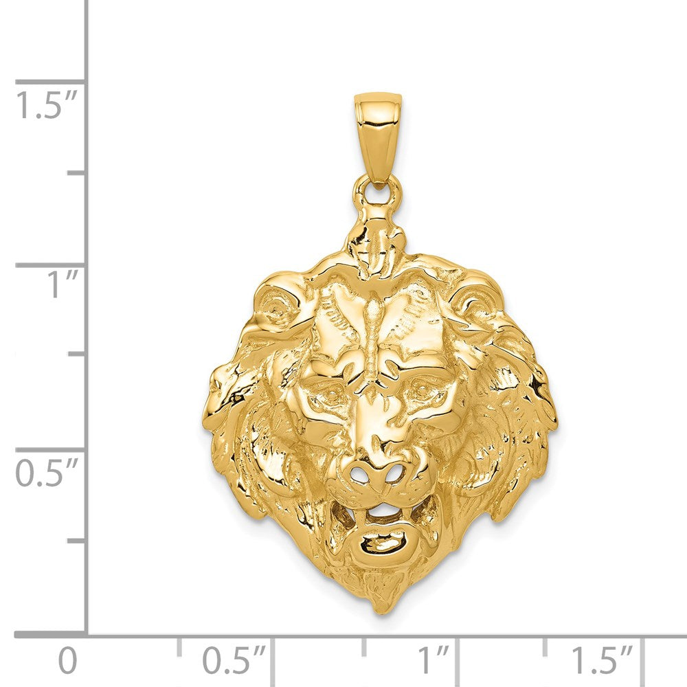 14K Gelbgold Löwen-Charm