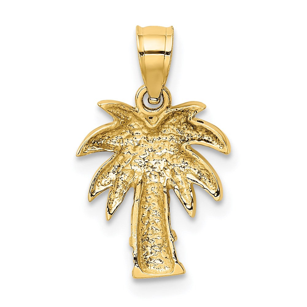 14K Gelbgold Palme Baum