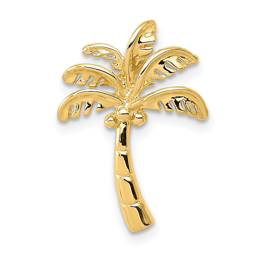 14K Gelbgold Palme Baum Anhänger