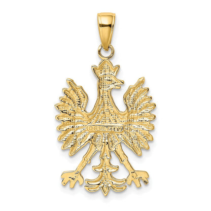 14 Karat Gelbgold Phönix Mythologischer Vogel Charm