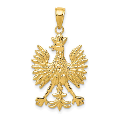 14 Karat Gelbgold Phönix Mythologischer Vogel Charm